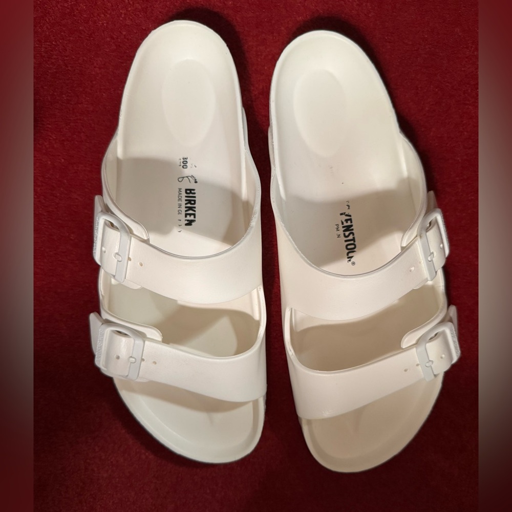 Birkenstock Arizona EVA Sandals - White - Sz 46